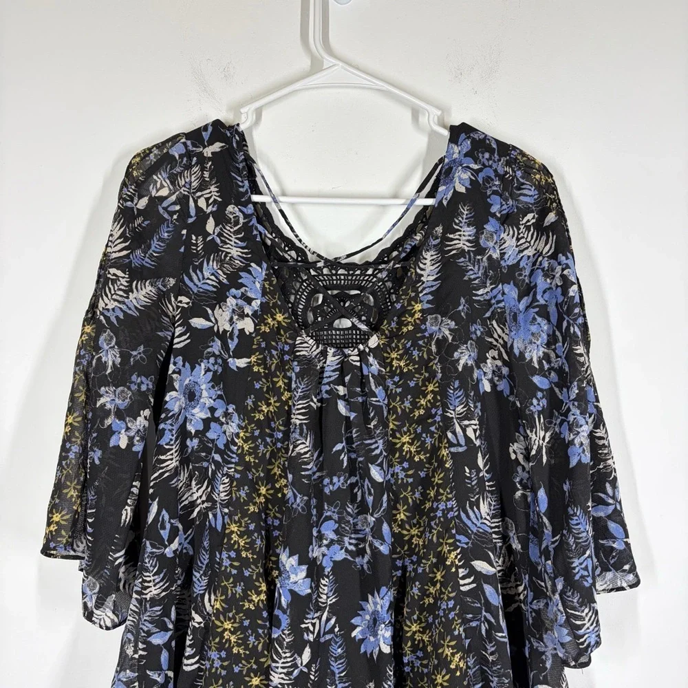 Free People Floral Mini Dress Size XS